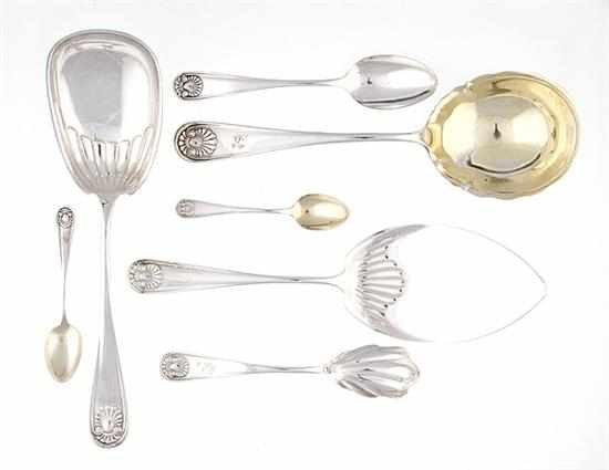 Appraisal: Whiting Athenian pattern sterling flatware and serving pieces New York