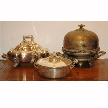 Appraisal: Group of Five Silver Plated Articles Estimate -