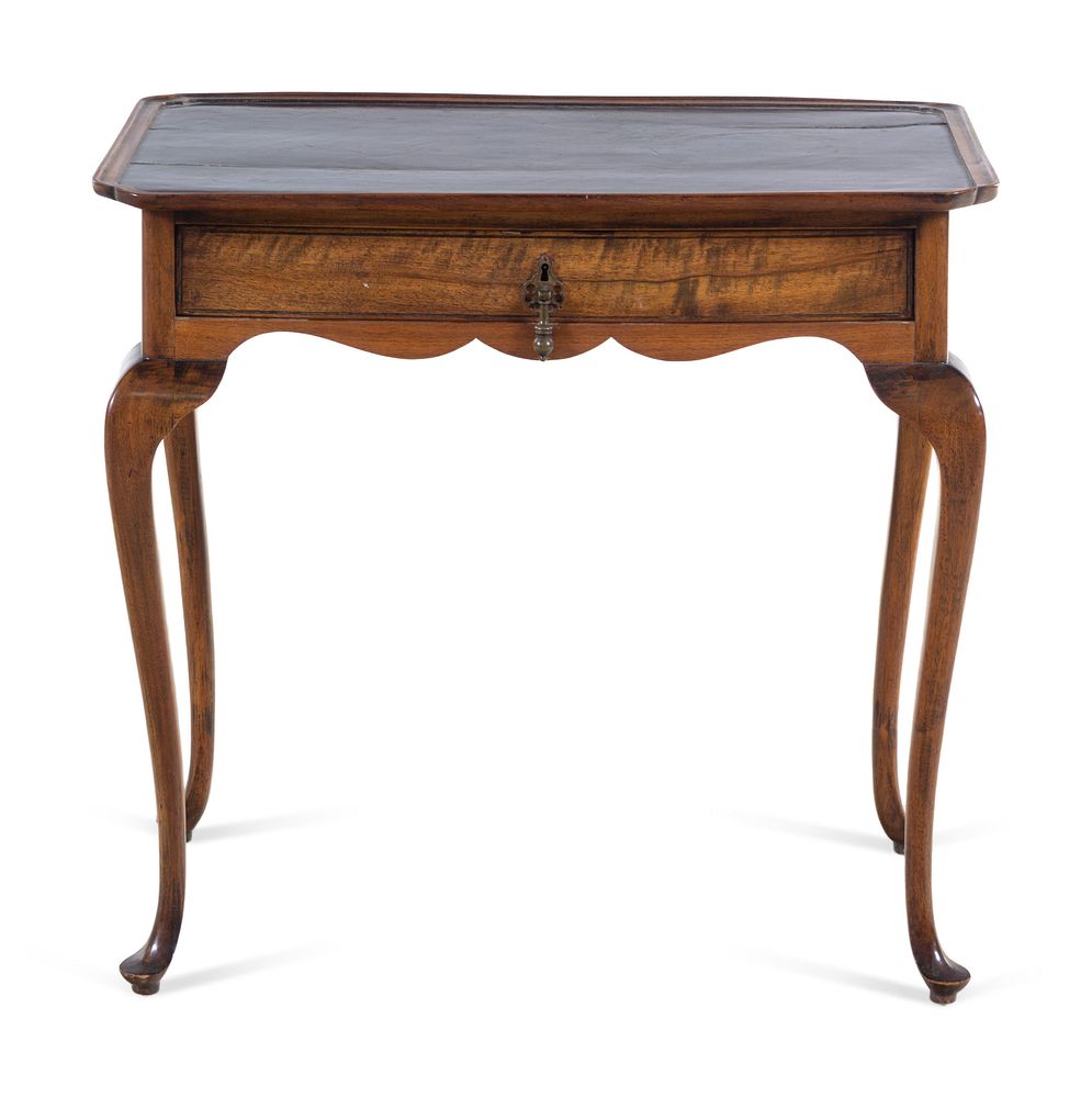 Appraisal: A Queen Anne Mahogany Side Table A Queen Anne Mahogany