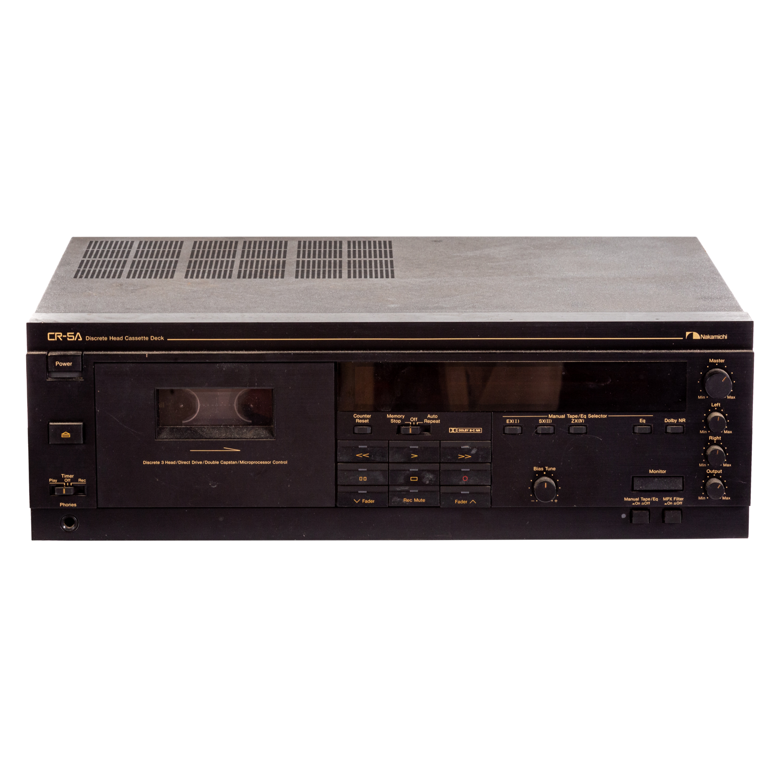 Appraisal: NAKAMICHI CR A DISCRETE HEAD CASSETTE DECK Untested