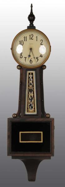 Appraisal: Ingraham Banjo Clock Description Time only Works Key present Some