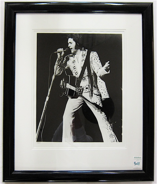 Appraisal: ELVIS PRESLEY LIMITED EDITION PHOTOGRAPH Associated Press edition number AP