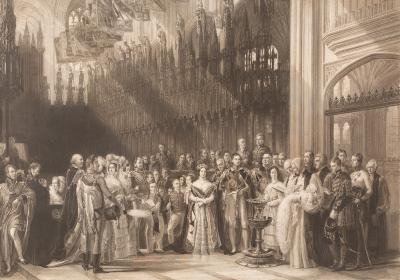 Appraisal: After Sir George Hayter The Christening of the Prince of