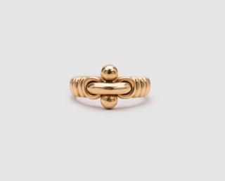 Appraisal: BULGARI K Yellow Gold Ring K YELLOW GOLD RING Bulgarisigned