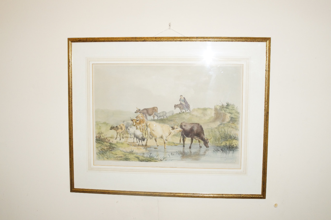 Appraisal: After Thomas Sidney Cooper Resting Cattle and Watering Cattle a