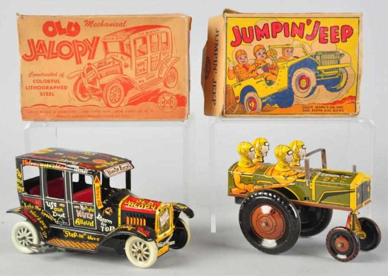 Appraisal: Lot of Tin Litho Marx Vehicle Wind-Up Toys American Working