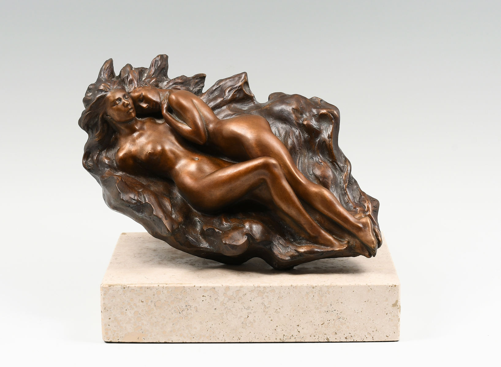 Appraisal: HART Frederick American - ''Interlude'' Bronze on polished plinth ''