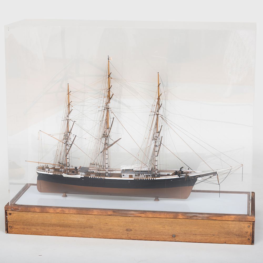 Appraisal: Painted Model of the Clipper Ship 'Flying Cloud' In a