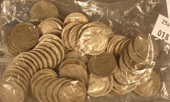 Appraisal: Lot of Buffalo Nickels mixed dates