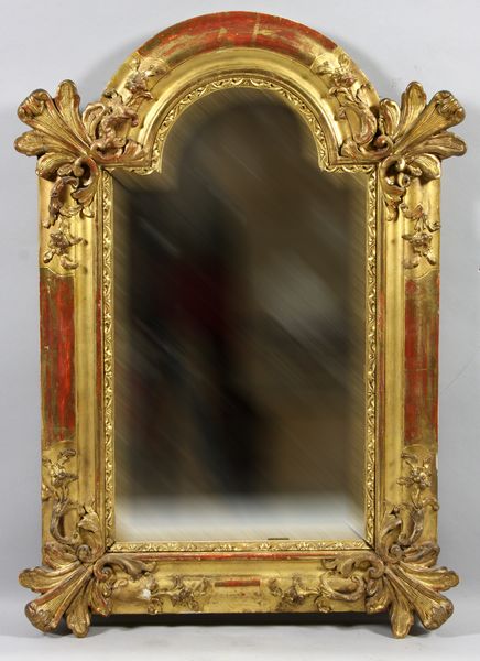 Appraisal: Fine th Century Italian gilt courting mirror x EST