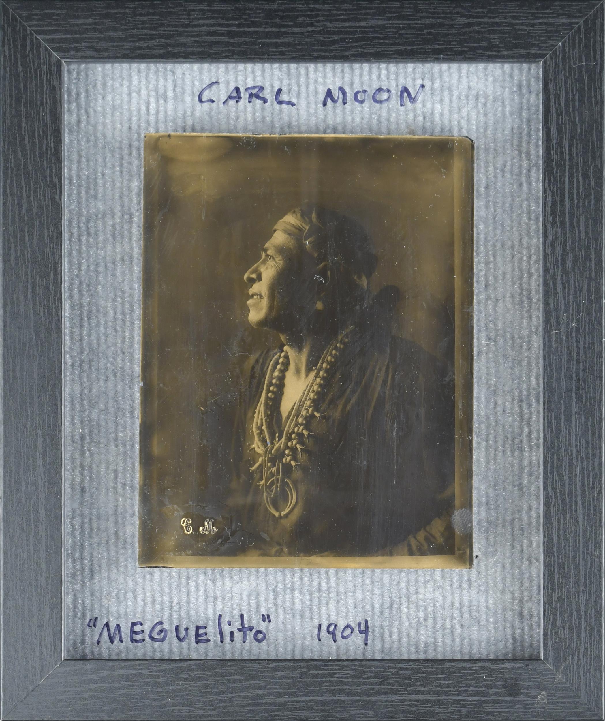 Appraisal: CARL MOON OROTONE PORTRAIT MEGUELITO Early th C orotone a