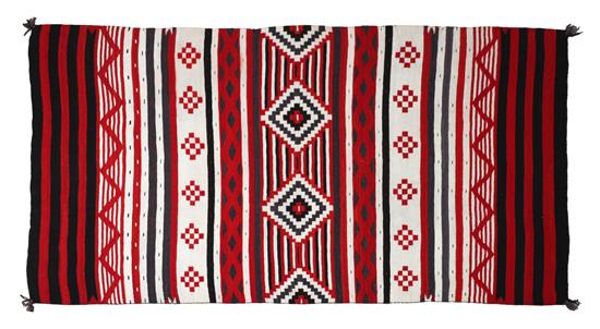 Appraisal: Sale Lot A Navajo Serape Revival Rug J B Moore