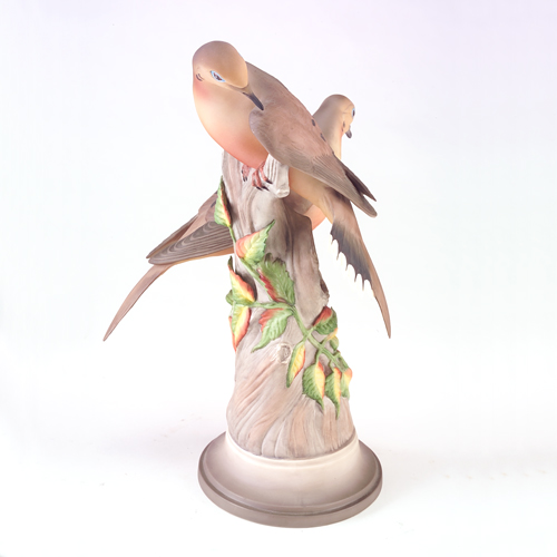 Appraisal: Boehm porcelain figure of Mourning Doves Good condition