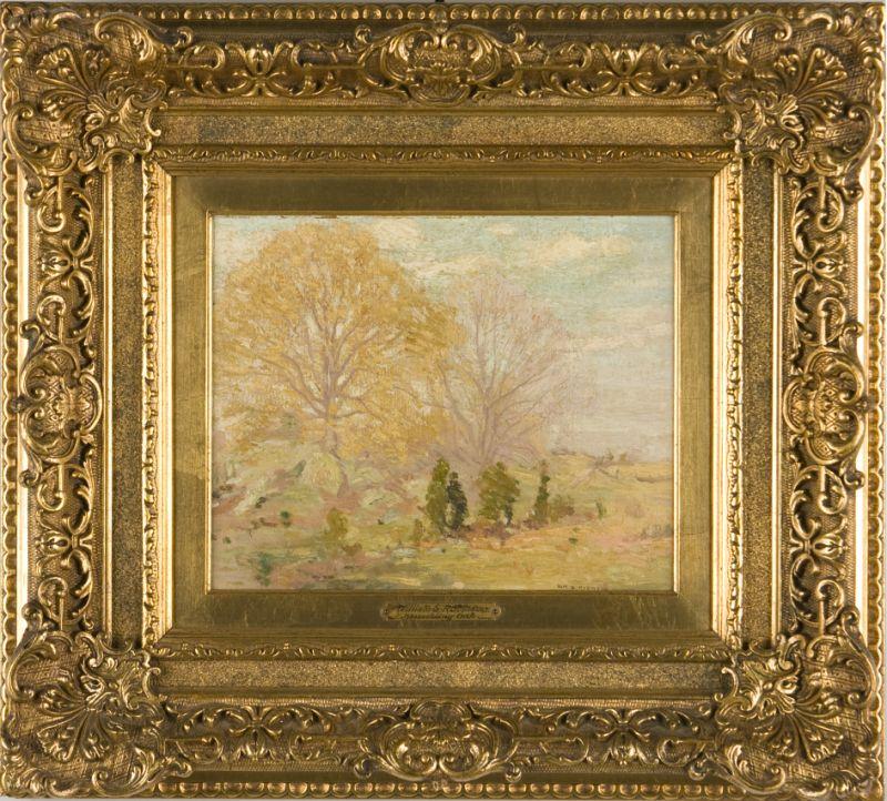 Appraisal: William Robinson CT NY - Blossoming oil on board signed