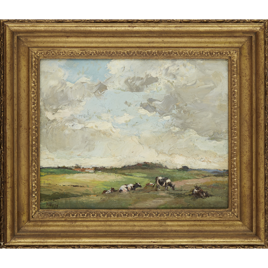 Appraisal: ROBERT HOPE R S A SCOTTISH - CATTLE IN THE