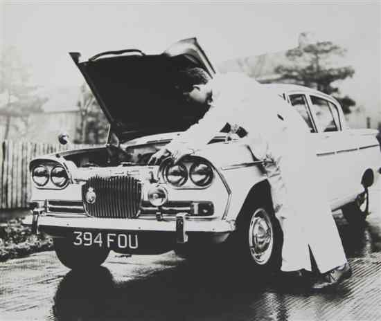 Appraisal: Bert Hardy - Seven gelatin silver prints Three of cars