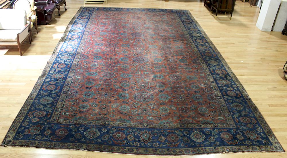 Appraisal: Magnificent Palace Size Manchester Kashan Carpet A Manchester Kashan circa