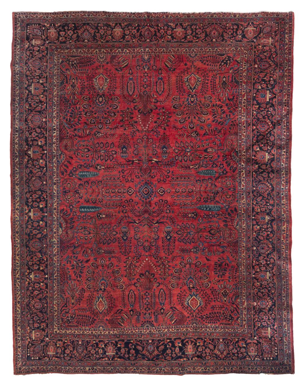 Appraisal: SAROUK RUG X EARLY TH CENTURYSAROUK RUG ' X '