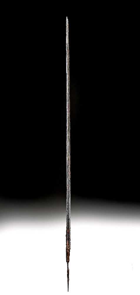 Appraisal: Long th C European Iron Rapier Blade Originally Listed At