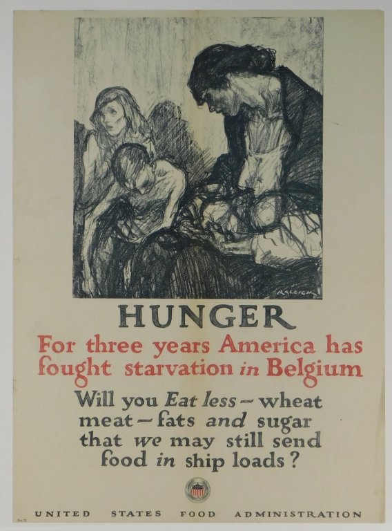 Appraisal: HENRY RALEIGH WWI U S FOOD ADMINISTRATION POSTER Oregon -