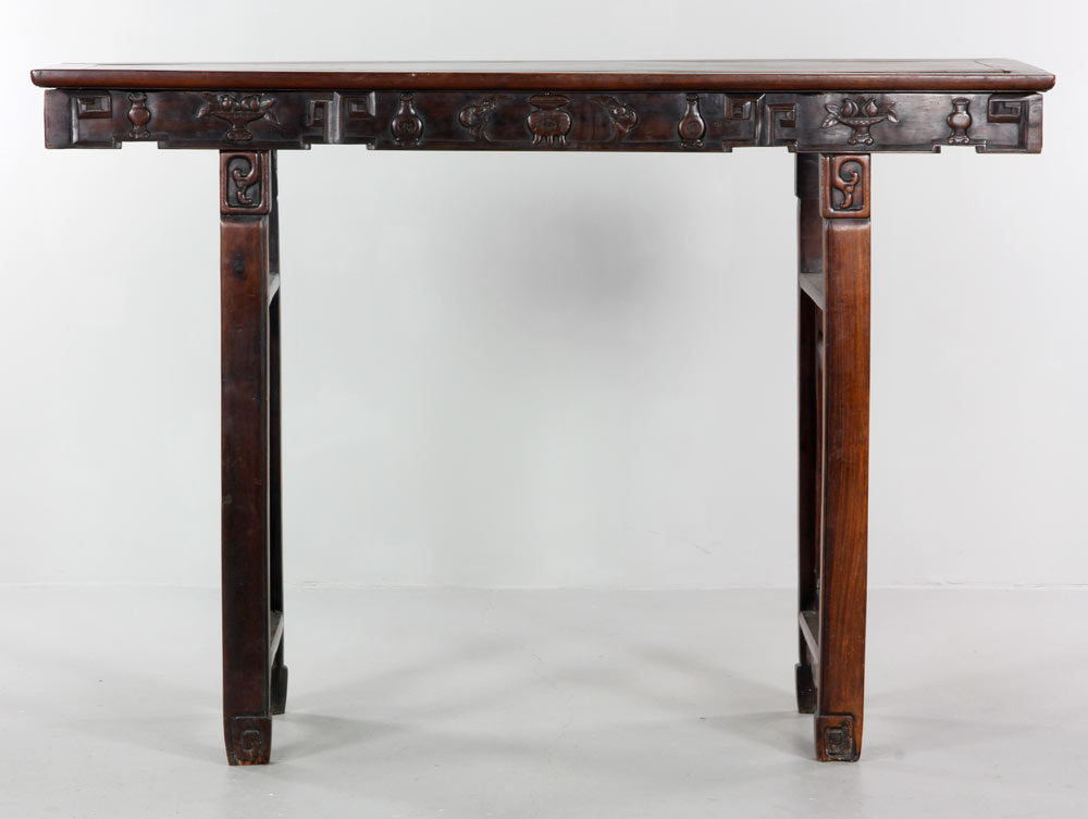 Appraisal: - Chinese Carved Altar Table Carved altar table China th