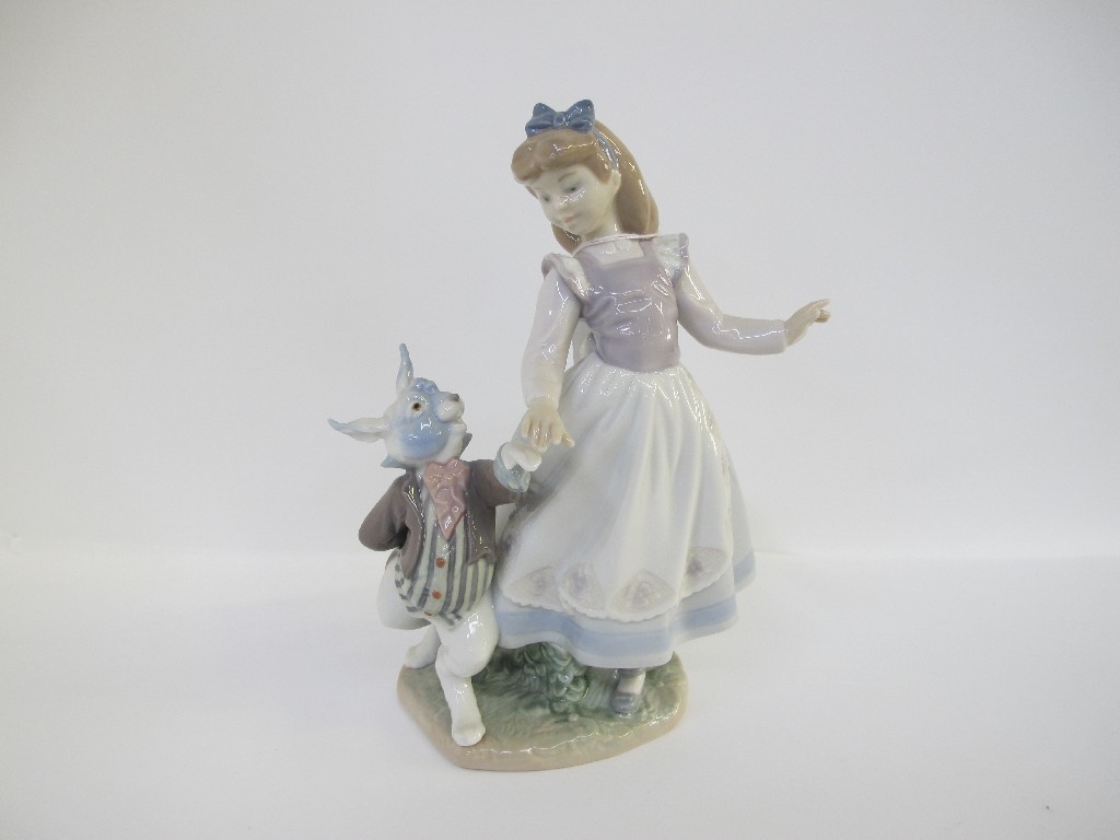 Appraisal: Lladro figure 'Alice in Wonderland' by Jose Luis Alvarez issued