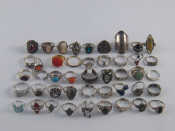 Appraisal: A mixed lot comprising approx white metal and white metal