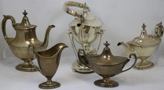 Appraisal: GORHAM PIECE TEA AND COFFEE SERVICE EARLY THCENTURY FEDERAL STYLE