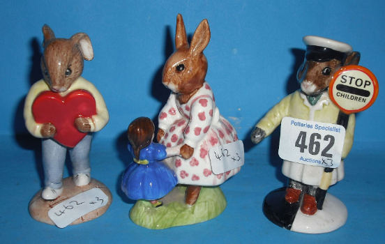 Appraisal: Royal Doulton Bunnykins figures Lolipop DB Playtime DB and Sweetheart