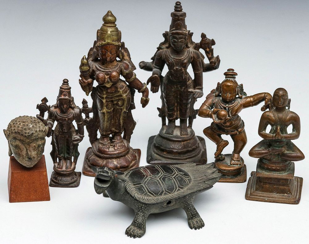 Appraisal: A COLLECTION OF GOOD BRONZE BUDDHIST FIGURES An exceptional collection