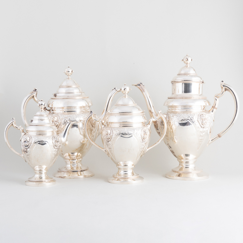 Appraisal: American Coin Silver Five Piece Tea and Coffee Service Marked