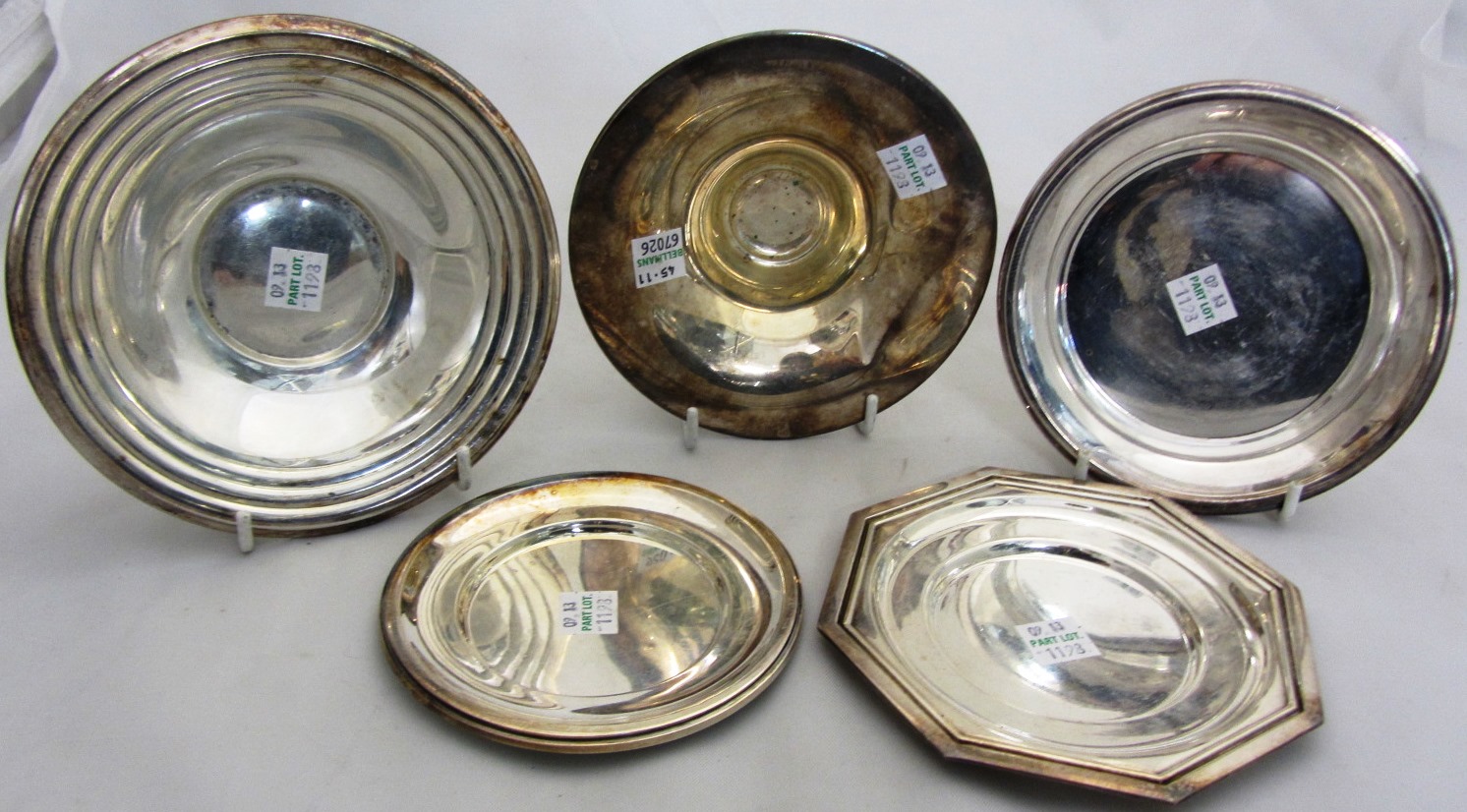 Appraisal: European wares comprising Four circular dishes and bowls various designs