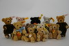 Appraisal: MINIATURE TEDDY BEARS - Lot of eleven Steiff miniature mohair