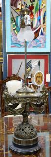 Appraisal: Continental Renaissance style table lamp Continental Renaissance style table lamp