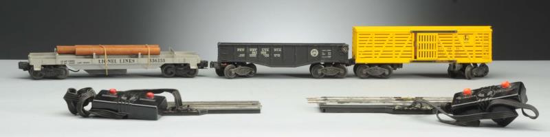 Appraisal: Set includes Lionel Lines No - dump car It's lettering