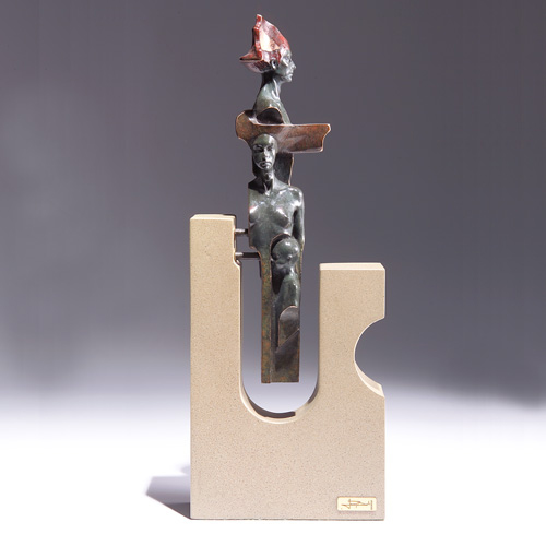 Appraisal: Joseph Moline Bofill Spanish b Untitled composite sculpture x x