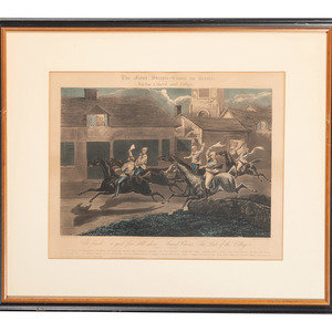 Appraisal: After Henry Thomas Alken British - The First Steeplechase on