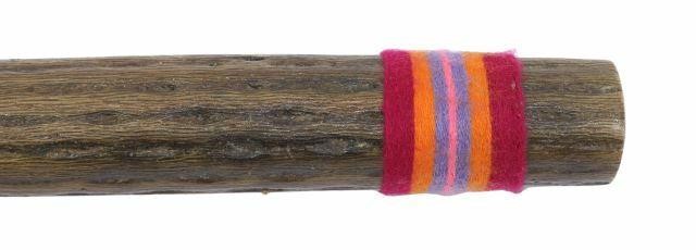 Appraisal: Rain stick made from a hollowed dried cactus with thorns