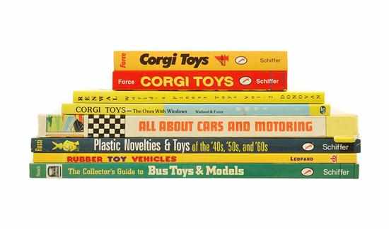 Appraisal: COLLECTION OF BOOKS RELATING TO CORGI TOYS AND PLASTIC TOYS