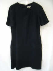 Appraisal: A black Carolina Herrera dress with pocket detail on the