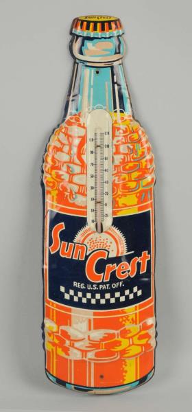 Appraisal: Sun Crest Soda Bottle Thermometer This thermometer is very bright