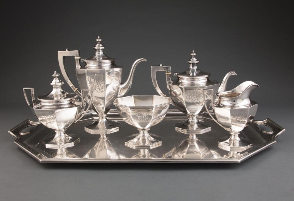 Appraisal: Gorham Sterling Silver Coffee and Tea Service incl coffee pot