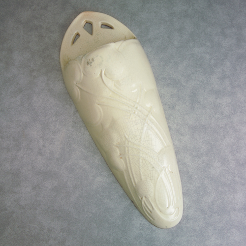 Appraisal: ROSEVILLE Ivory wall pocket on Ceramic Design Chloron blank decorated