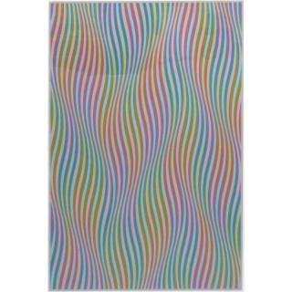 Appraisal: Bridget Riley English b- Colored Screen Print Elapse Pencil Signed