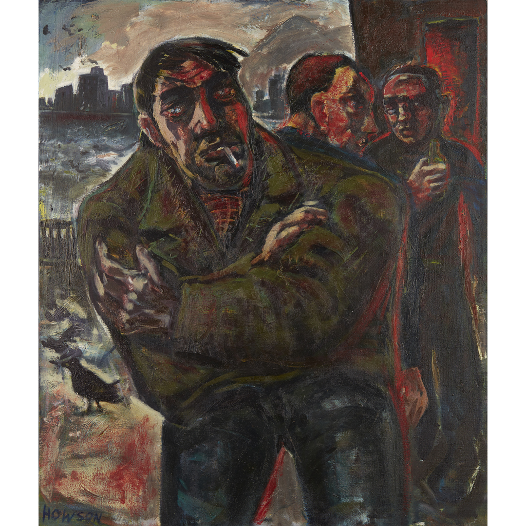 Appraisal: PETER HOWSON SCOTTISH B EL DORADO Signed signed and inscribed