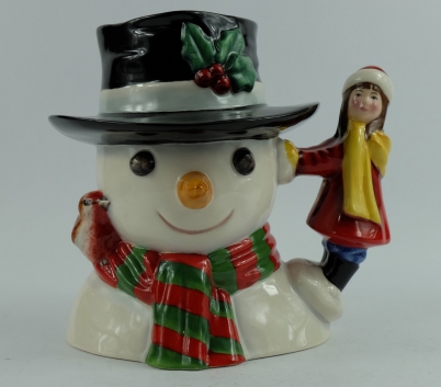 Appraisal: Royal Doulton large character jug Snowman D limited edition and