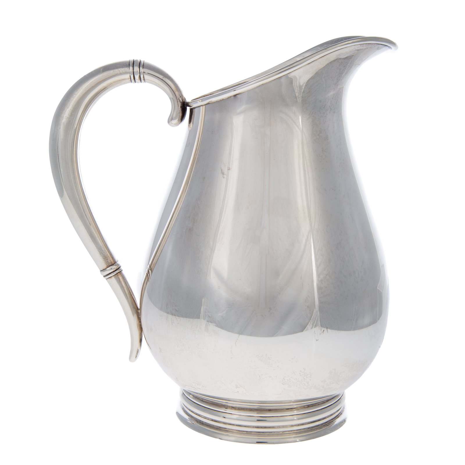 Appraisal: INTERNATIONAL STERLING ROYAL DANISH PITCHER Model E pint capacity without