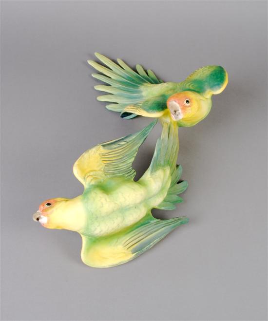 Appraisal: A Pair of Royal Worcester Dorothy Doughty Birds Extinct Carolina