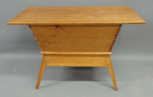 Appraisal: Pine dough box table th c h top x