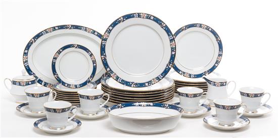 Appraisal: Sale Lot A Noritake Porcelain Dinnerware Set for Eight late